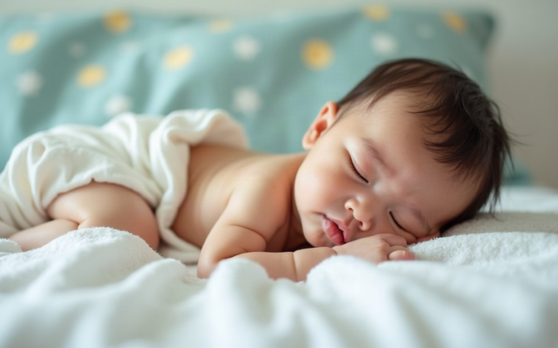 Featured image for blog post: Safe Sleep Practices: Protecting Your Infant from SIDS in a Tropical Climate - AI generated illustration