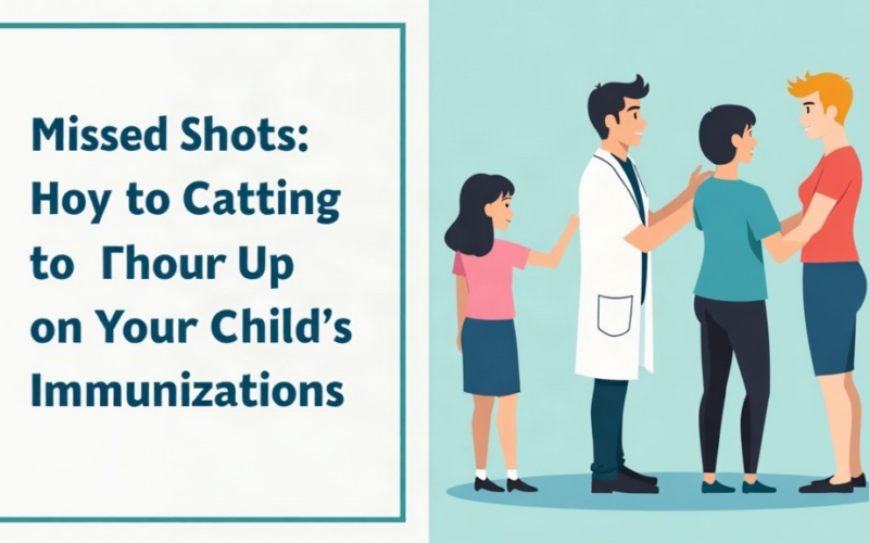Featured image for blog post: Missed Shots? How to Catch Up on Your Child's Immunizations Safely - AI generated illustration