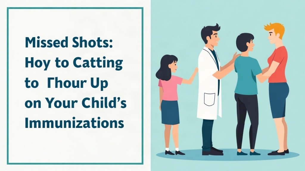 Featured image for blog post: Missed Shots? How to Catch Up on Your Child's Immunizations Safely - AI generated illustration