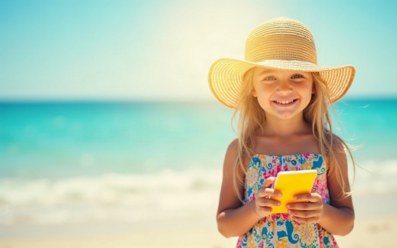 Featured image for blog post: Sun Protection for Kids: Beyond the Beach — A Parent's Guide to Everyday UV Safety - AI generated illustration